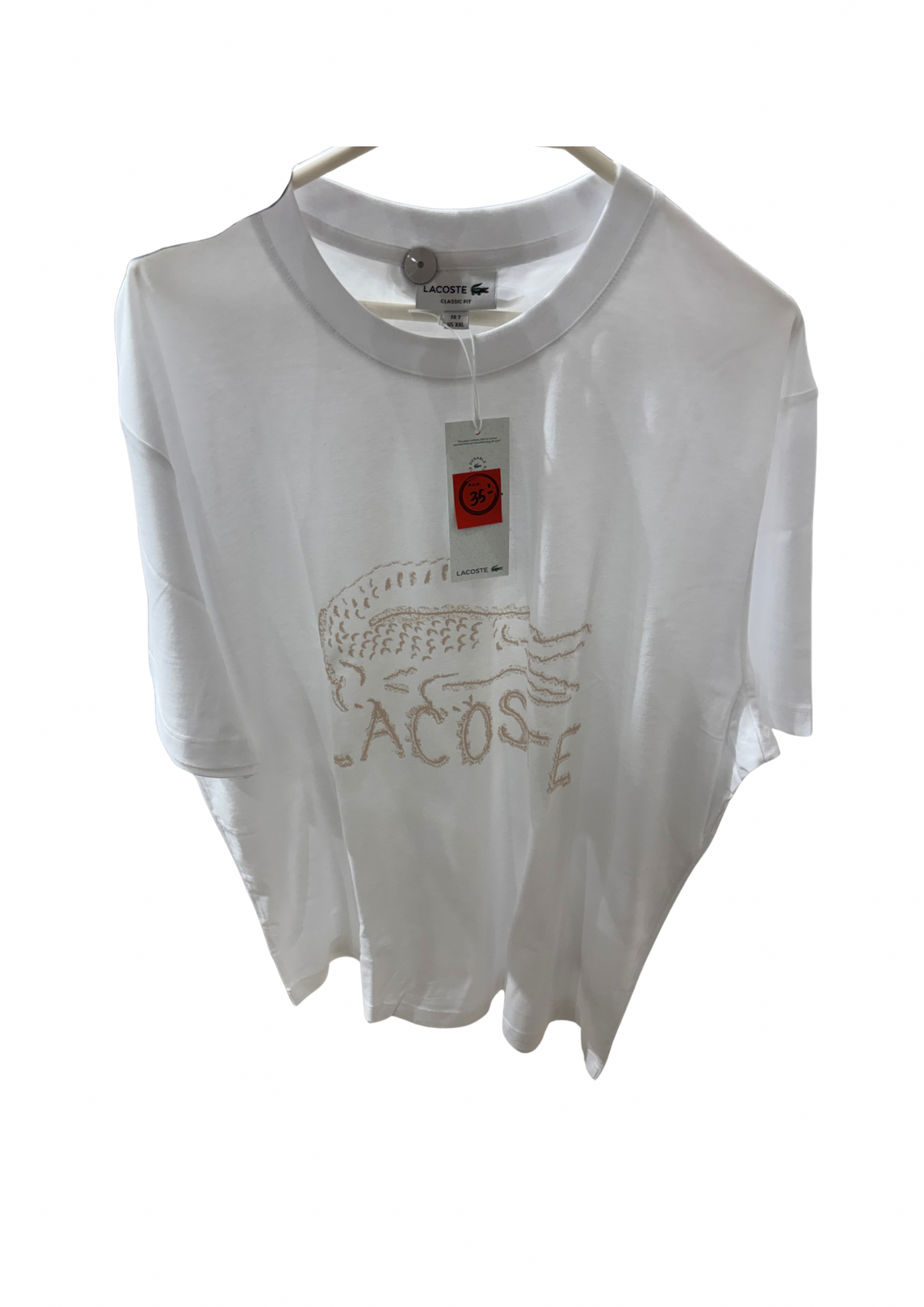 Camisetas Lacoste outlet consultar precios diferentes tallas grandes