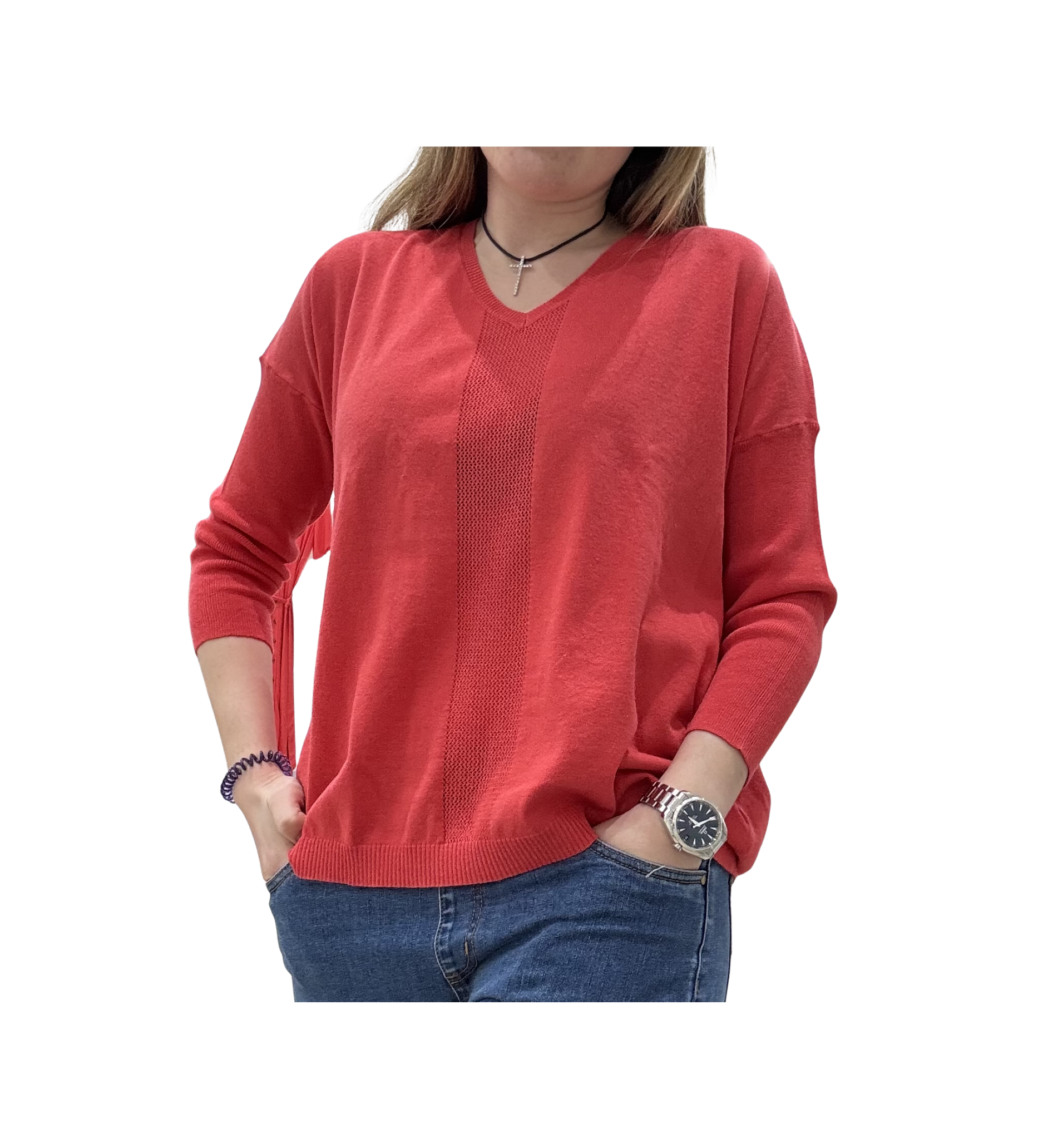 JERSEY ROJO MUJER