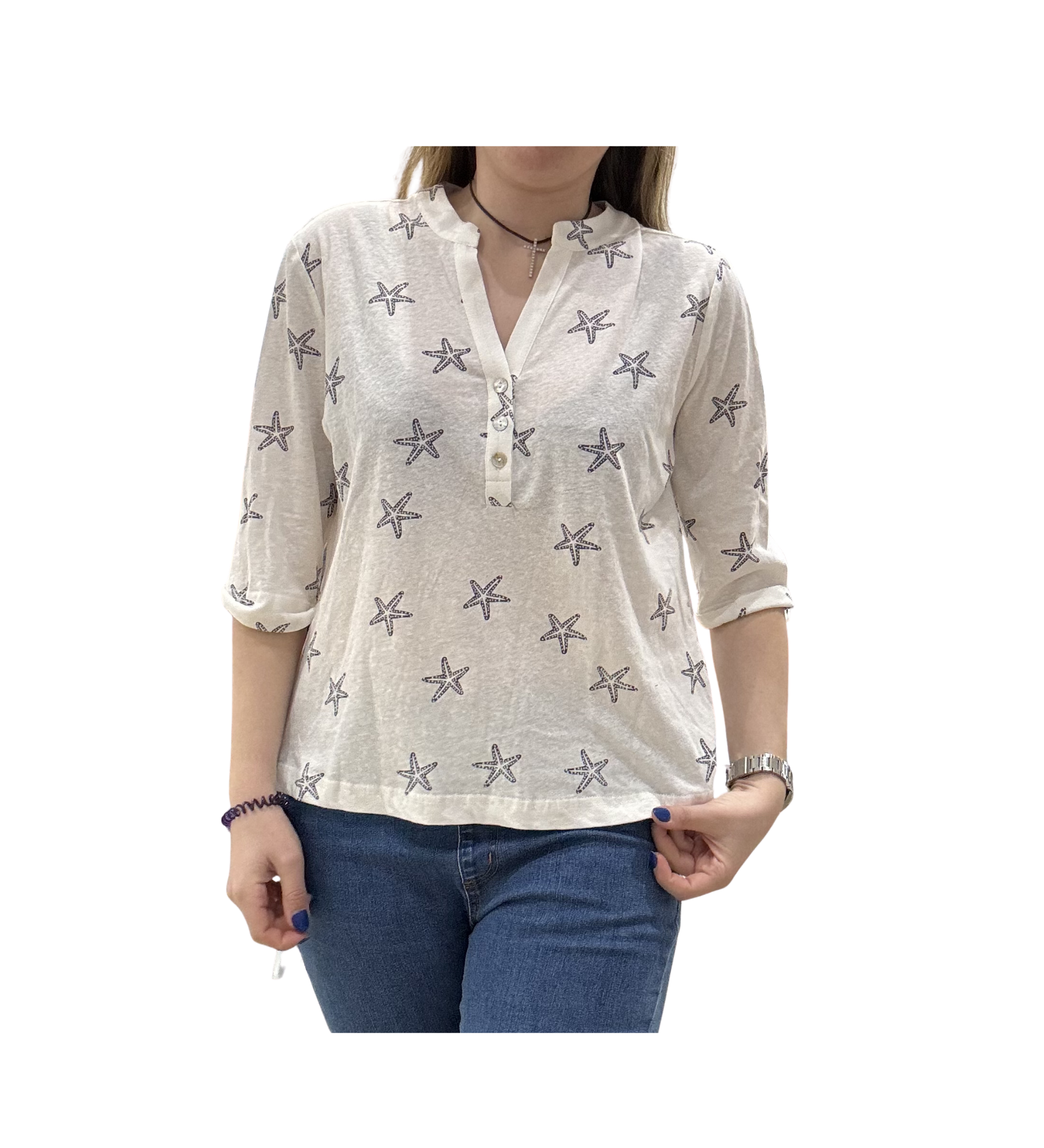 CAMISETA ESTRELLAS MUJER