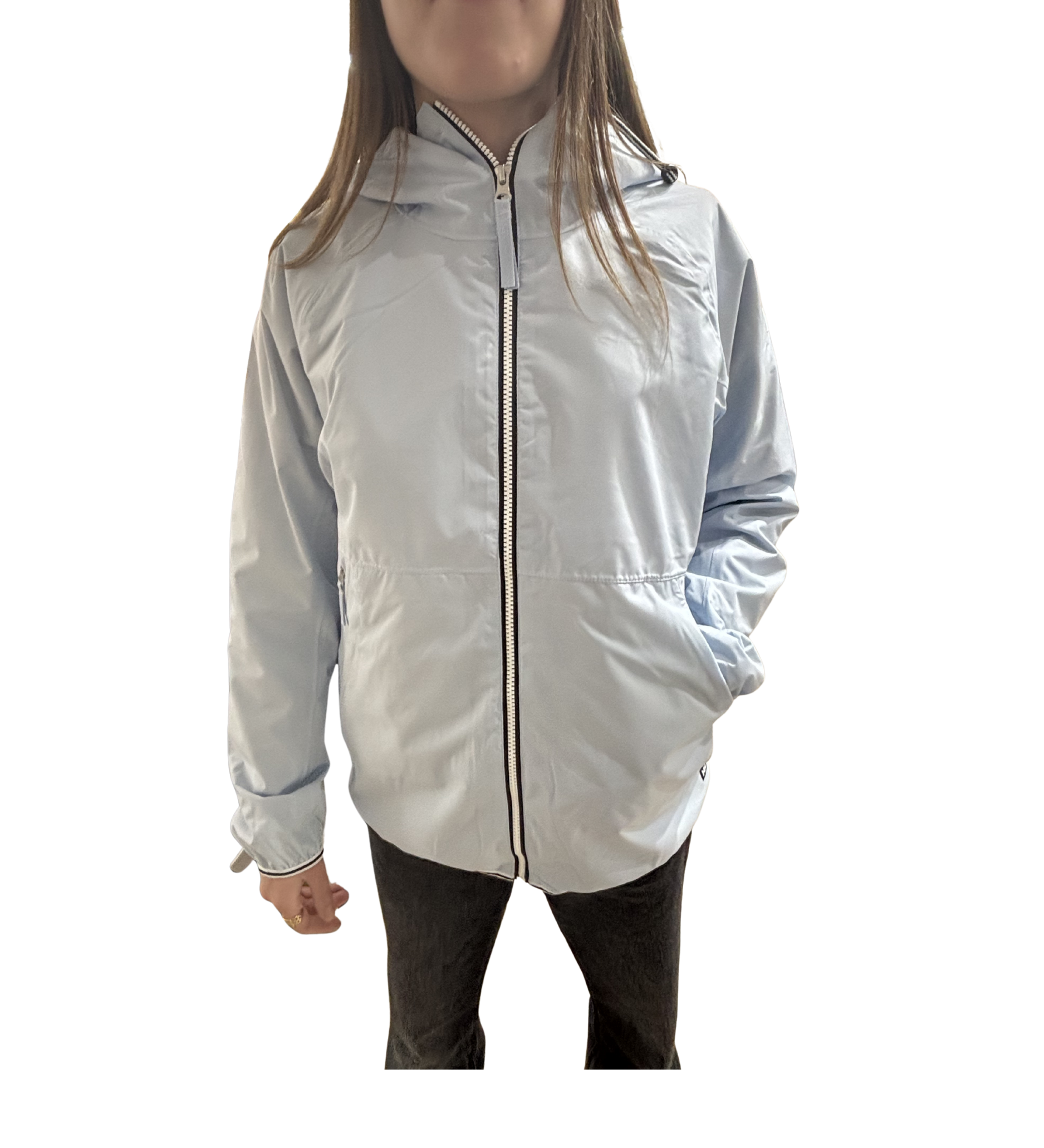 CHAQUETA HH GRIS AZUL