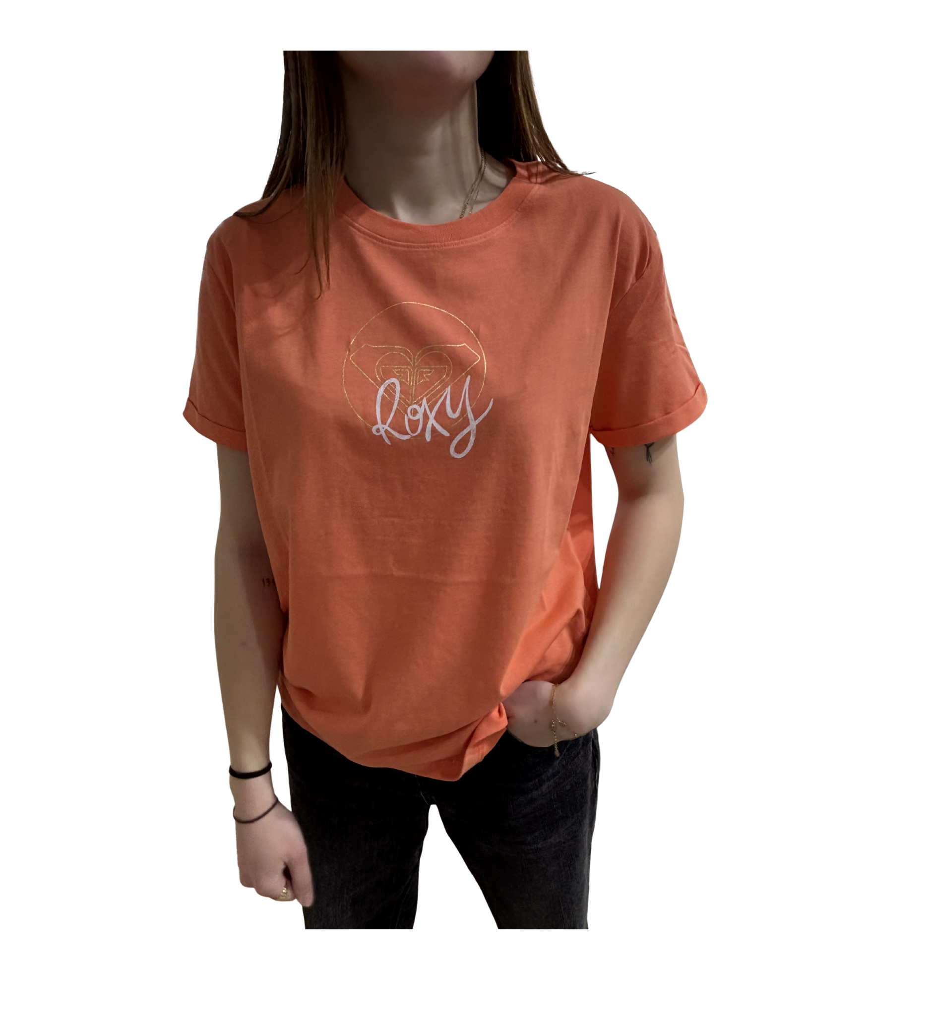 CAMISETA ROXY MUJER NARANJA