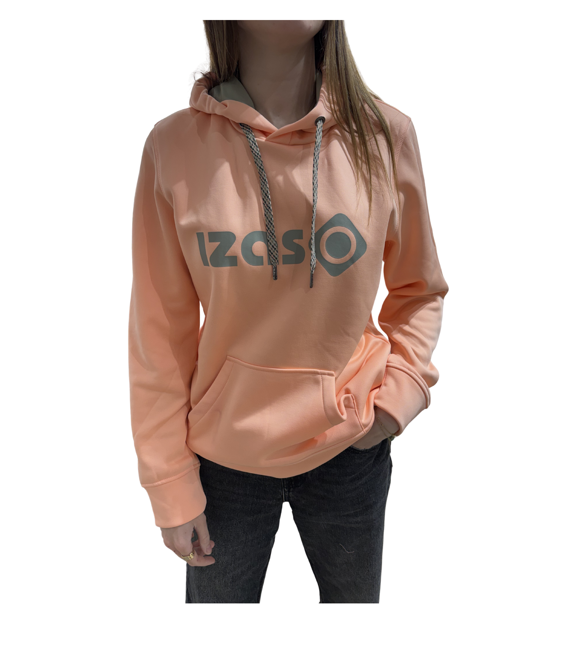 SUDADERA IZAS NARANJA MUJER