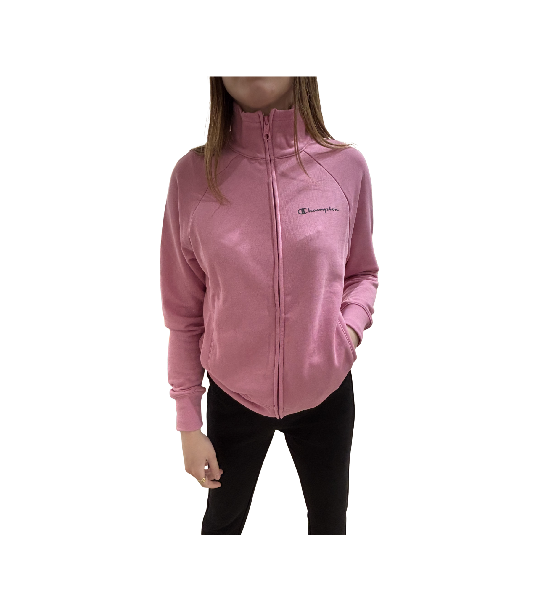 SUDADERA CHAMPION ROSA MUJER