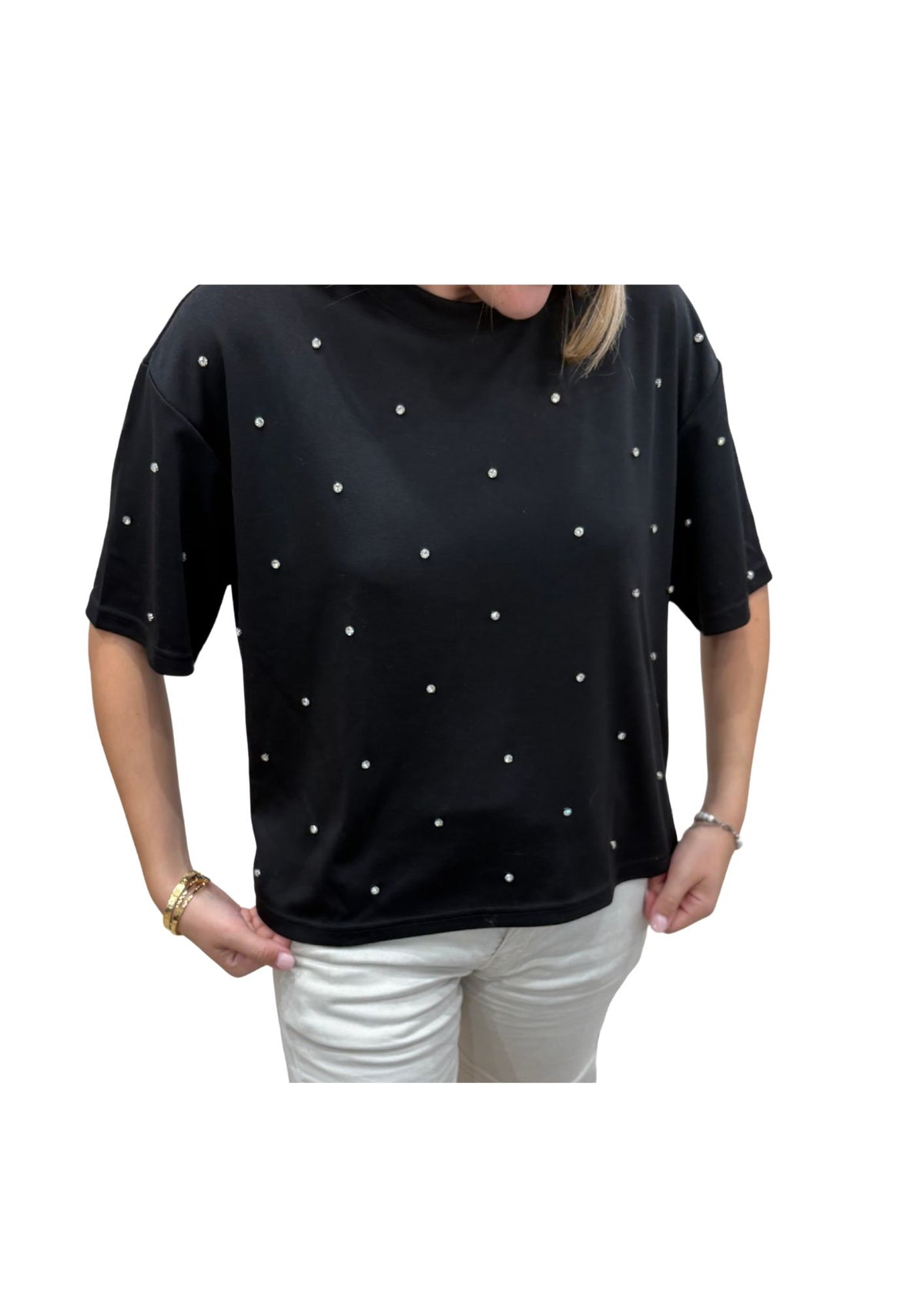 Sudadera perlas