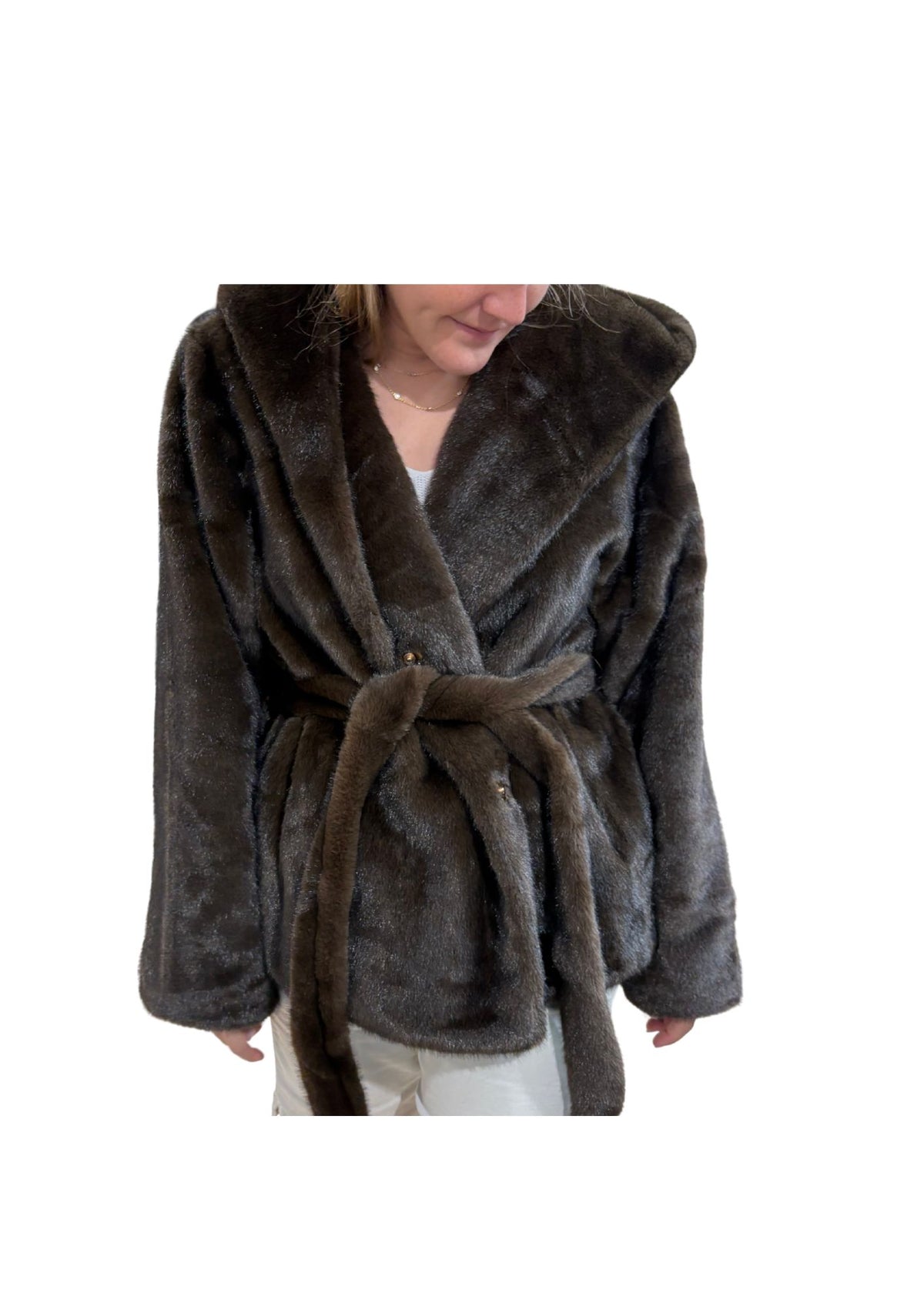 Chaqueta pelo oscuro
