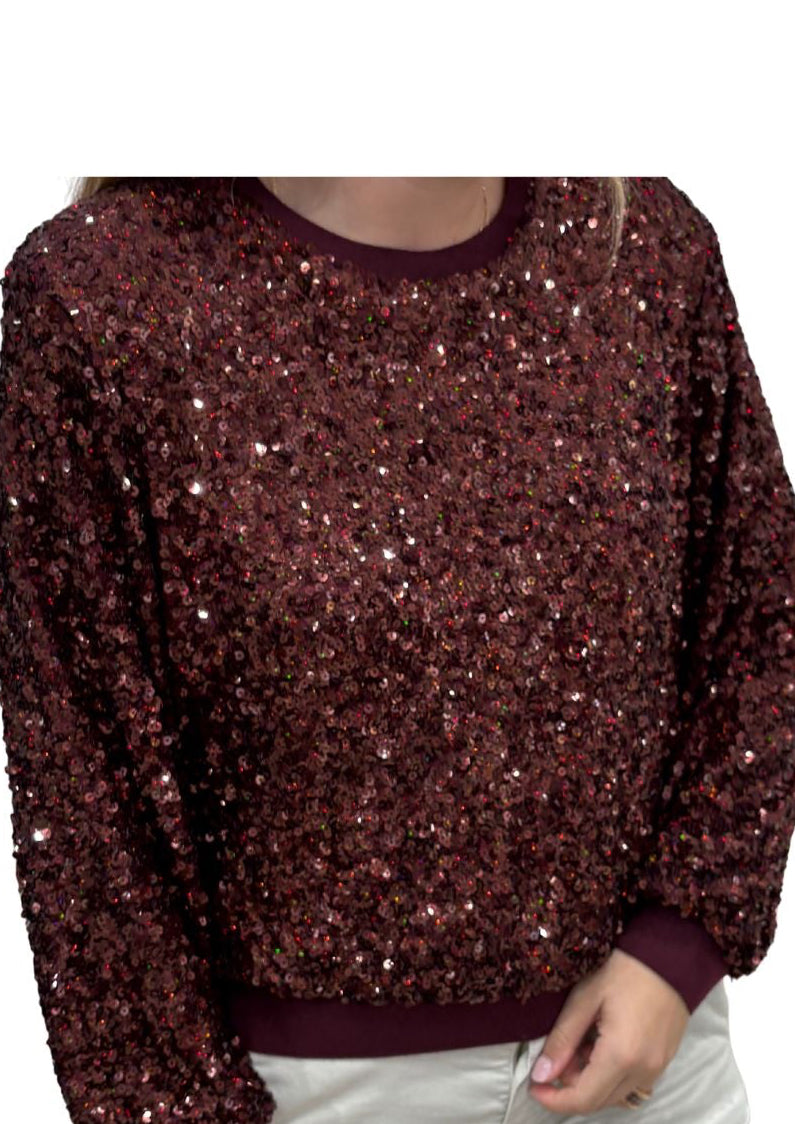 Jersey rojo brillante invierno