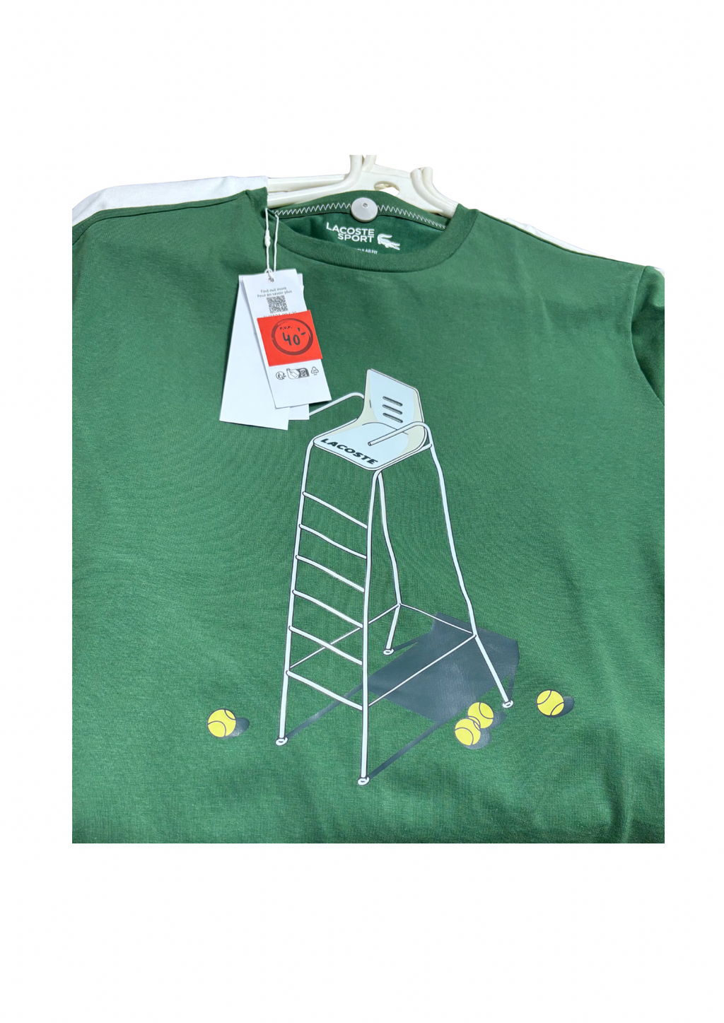 Camisetas Lacoste outlet consultar precios diferentes tallas grandes
