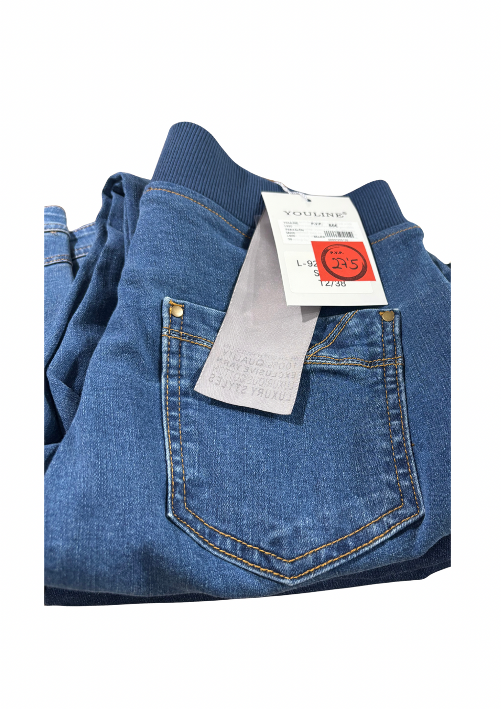 Pantalones mujer varias tallas elastico outline paris consultar precio