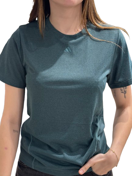 Camiseta verde mujer Adidas