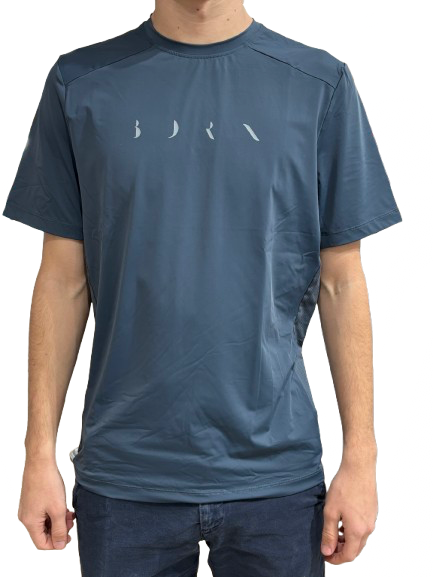 Camiseta azul oscuro hombre técnica Born