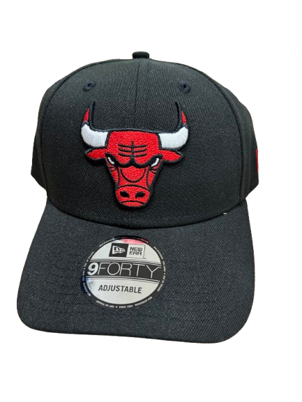 Gorra negra bulls unisex