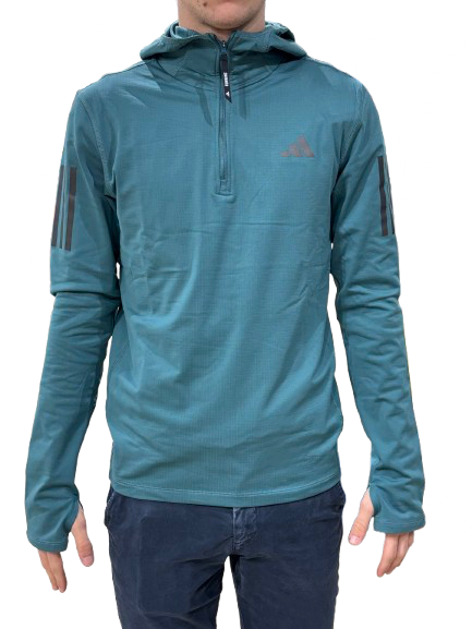 Camiseta de manga larga ropa técnica azul hombre Adidas