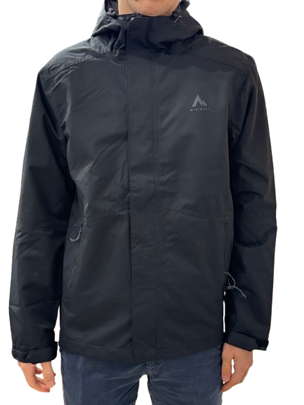 Chaqueta negra cortavientos hombre Mckinley