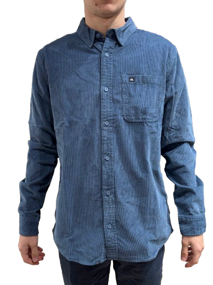 Camisa azul de hombre Quicksilver