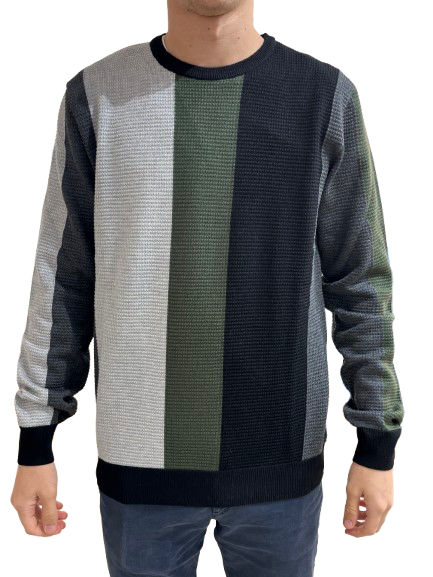 Jersey Verdey Negro Hombre Seinse