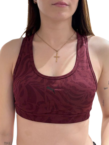 Top de mujer granate oscuro Puma