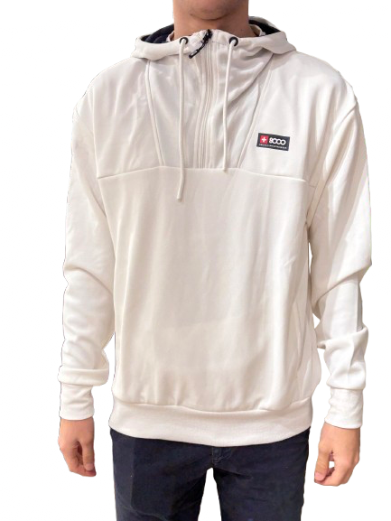 sudadera blanca +8000 hombre