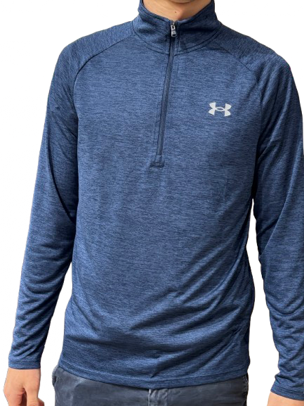 Camiseta de manga larga ropa técnica azul hombre Under Armour