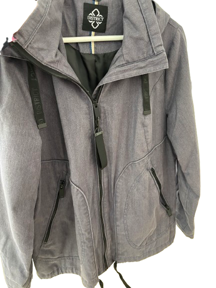 Chaqueta District Mujer Gris