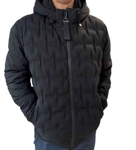 Chaqueta Hombre District Negra