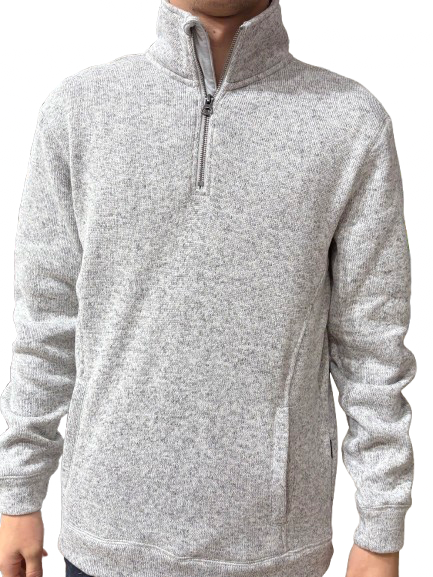 Jersey gris de cuello alto hombre Quicksilver