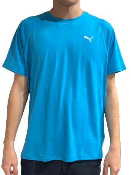 Camiseta azul claro hombre técnica Puma
