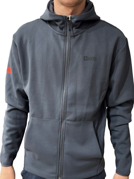sudadera gris +8000 hombre