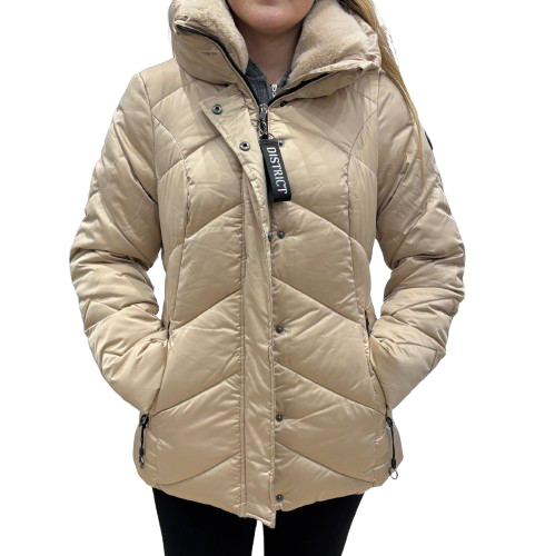 Chaqueta Mujer District Beige